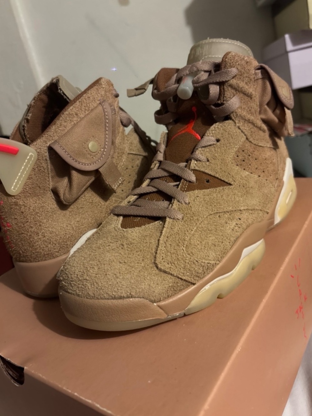Jordan Travis Scott 6s British Khaki